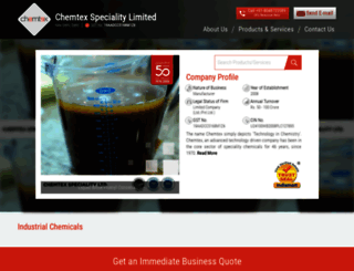 chemtexchemicals.com screenshot