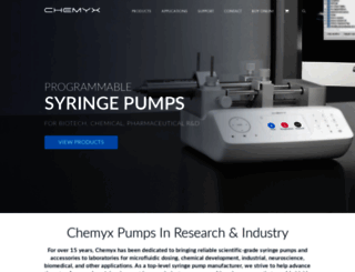 chemyx.com screenshot