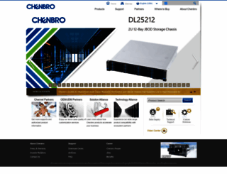 chenbro.com screenshot