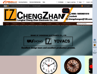 chengzhanclock.en.alibaba.com screenshot