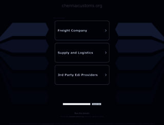 chennaicustoms.org screenshot