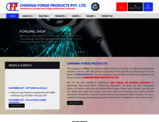 chennaiforgeproducts.com screenshot