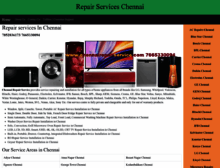 chennairepairservice.com screenshot