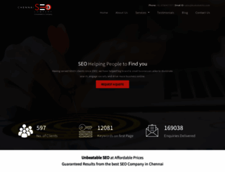 chennaiseocompany.in screenshot