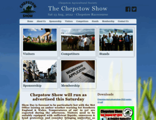 chepstowshow.co.uk screenshot