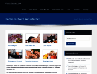 cherche-comment-faire.com screenshot