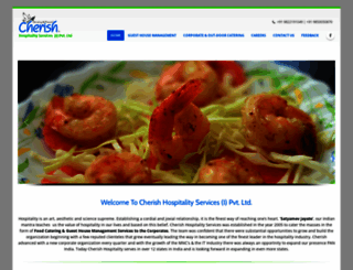 cherishhospitality.com screenshot