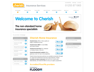 cherishinsurance.com screenshot