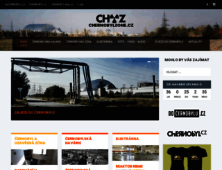 chernobylzone.cz screenshot