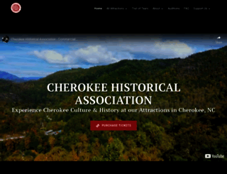 cherokeehistorical.org screenshot