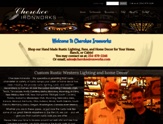 cherokeeironworks.com screenshot