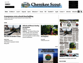 cherokeescout.com screenshot