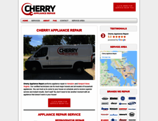 cherryappliance.com screenshot