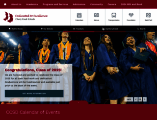cherrycreekschools.org screenshot