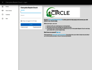 cherrydale.ccbchurch.com screenshot