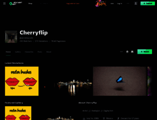 cherryflip.deviantart.com screenshot