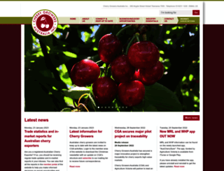 cherrygrowers.org.au screenshot