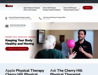 cherryhillphysicaltherapy.com screenshot