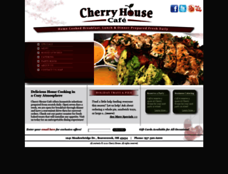 cherryhousecafe.com screenshot