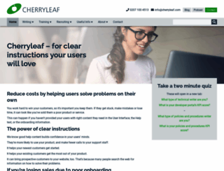cherryleaf.com screenshot