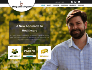 cherrystchiropractic.com screenshot