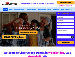 cherrywood-dental.com screenshot