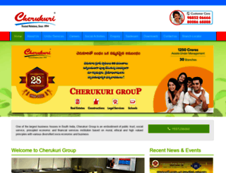 cherukurigroup.com screenshot