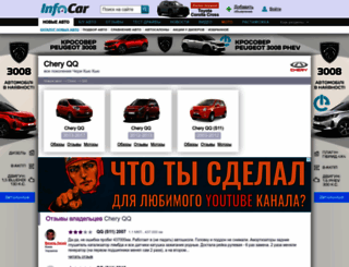 chery-qq.infocar.ua screenshot