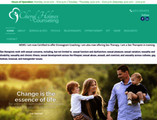 cherylholmescounseling.com screenshot