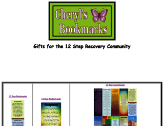 cherylsbookmarks.com screenshot