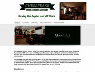 chesapeakemobile.com screenshot