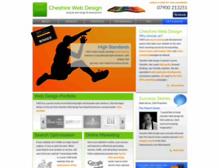 cheshire-webdesign.co.uk screenshot