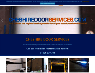 cheshiredoorservices.com screenshot