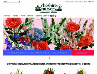 cheshireflorist.com screenshot