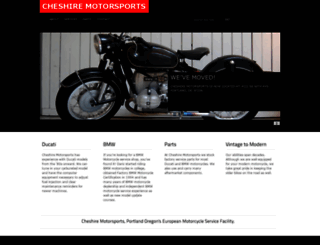 cheshiremotorsports.com screenshot