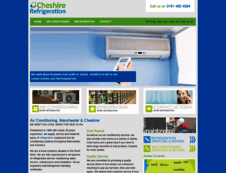 cheshirerefrigeration.co.uk screenshot