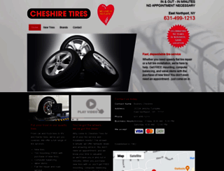 cheshiretires.com screenshot