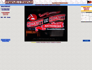 chesnuttauctioneers.com screenshot