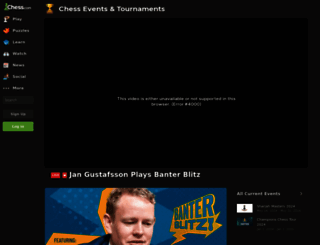chessbomb.com at WI. Live Chess Tournaments - Follow Top Events - Chess.com