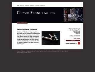 chesserengineering.co.uk screenshot