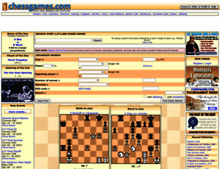 chessgames.com screenshot