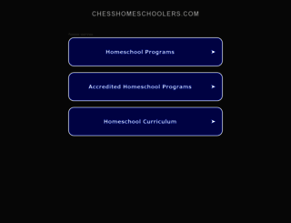 chesshomeschoolers.com screenshot