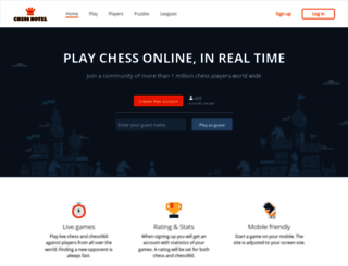 chesshotel.com screenshot