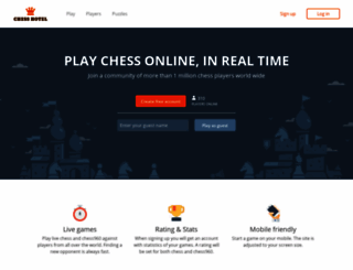 Access chesshotel.com. Chess Hotel