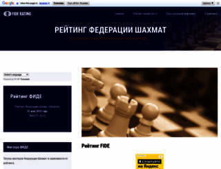 chessrating.ru screenshot