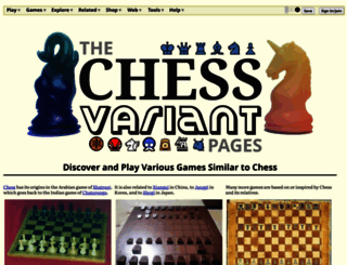 chessvariants.org screenshot