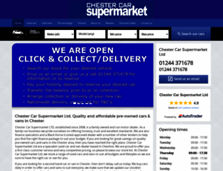 chestercarsupermarket.com screenshot