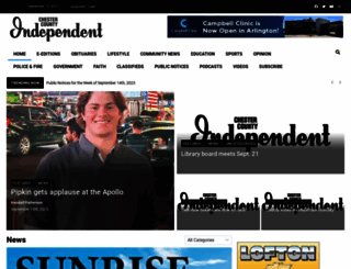 chestercountyindependent.com screenshot