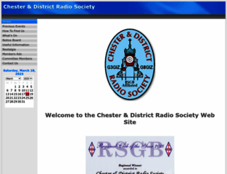 chesterdars.org.uk screenshot