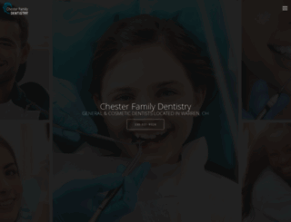 chesterfamilydentists.com screenshot